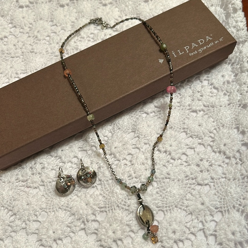Silpada Necklace and Earrings Set